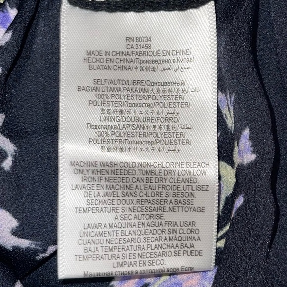 EUC BCBGMaxAzria Isla Cross Halter Floral Romper - Picture 9 of 9